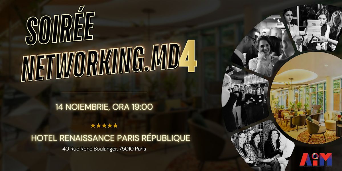 Soirée Networking.md 4, 14 November | Event in Paris | AllEvents