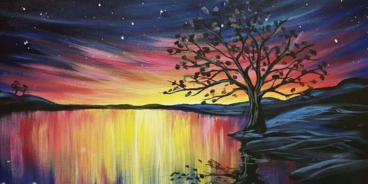 Cosmic Lake Reflections - Paint and Sip by Classpop!™, 8 July | Event in San Antonio | AllEvents