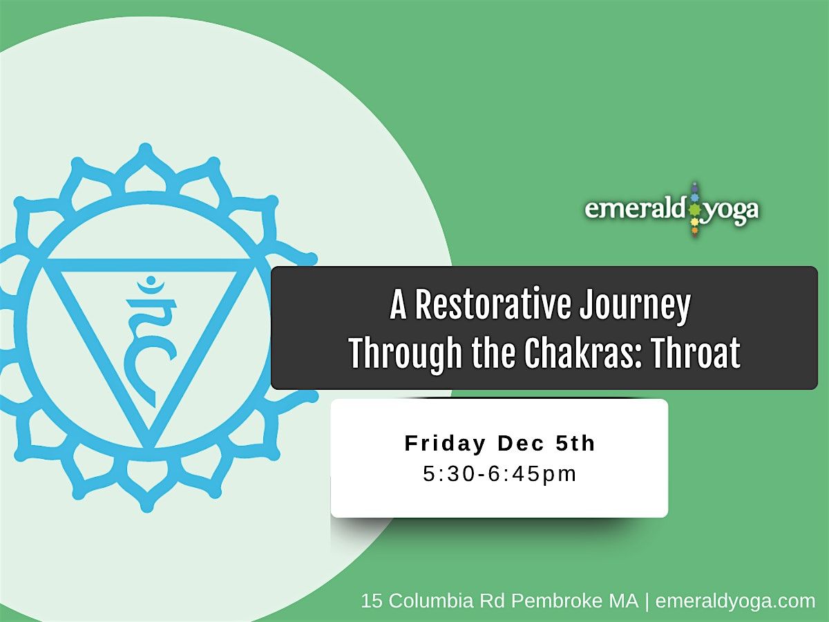A Restorative Journey Through the Chakras-Throat Chakra, 5 December | Event in Pembroke | AllEvents