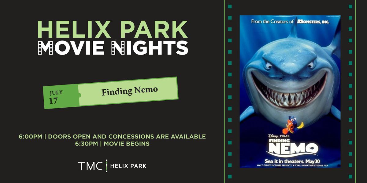Movie Night in Helix Hall | Finding Nemo, 17 July | Event in Houston | AllEvents