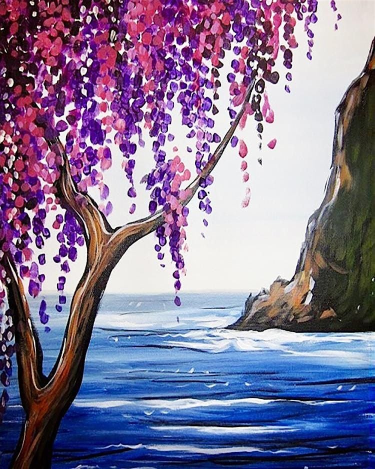 Paint & Sip "Lavender Seascapes" @ Pacific Catch San Mateo, 29 July | Event in San Mateo | AllEvents