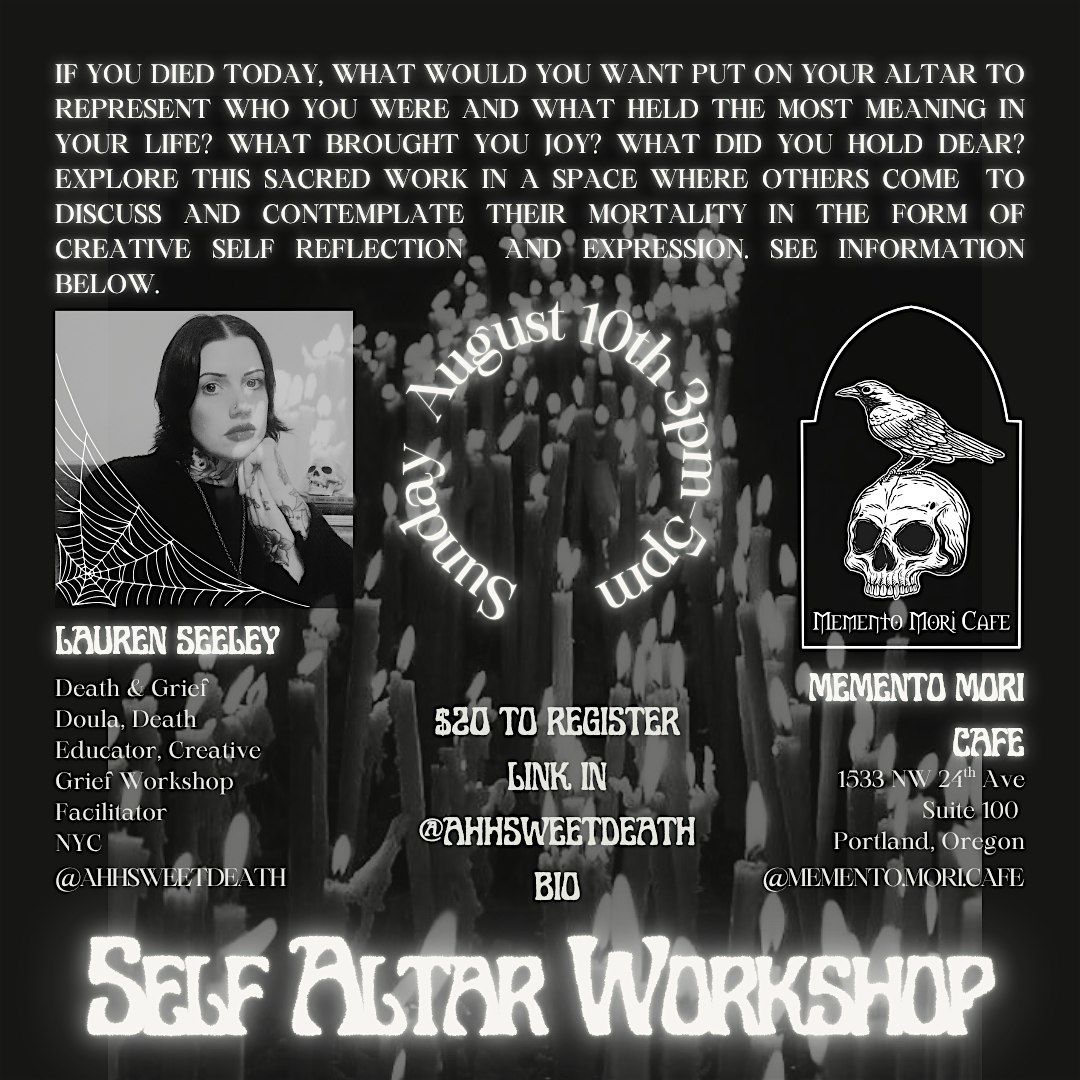 Self Altar Workshop, 10 August | Event in Portland | AllEvents