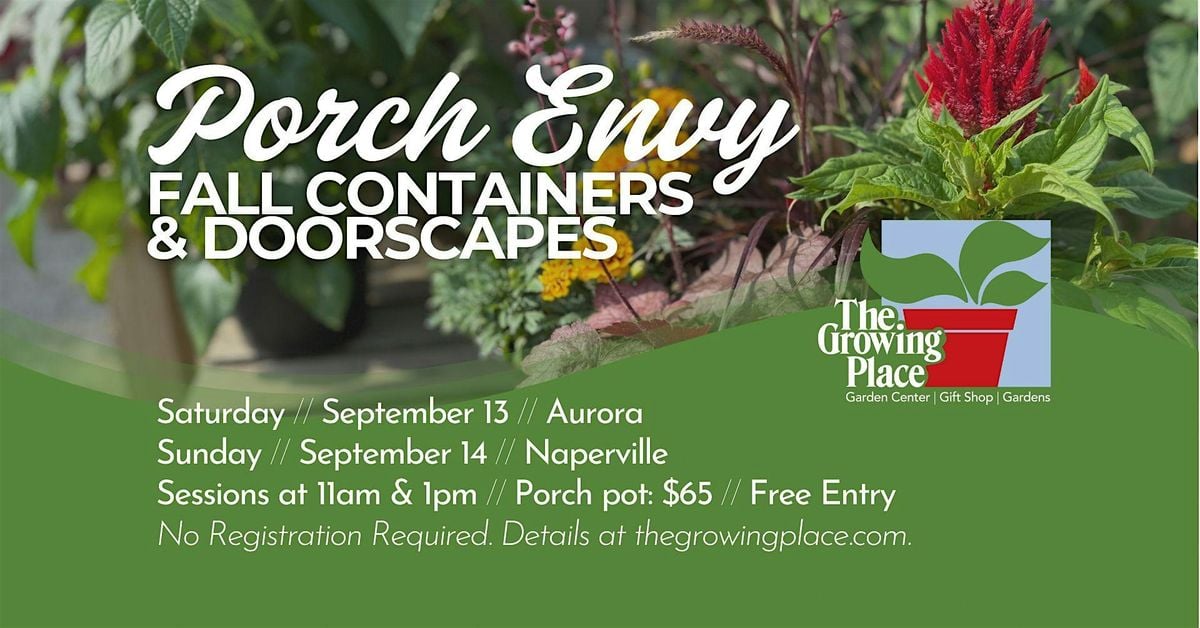 Porch Envy: Fall Containers & Doorscapes - Aurora, 13 September | Event in Aurora | AllEvents