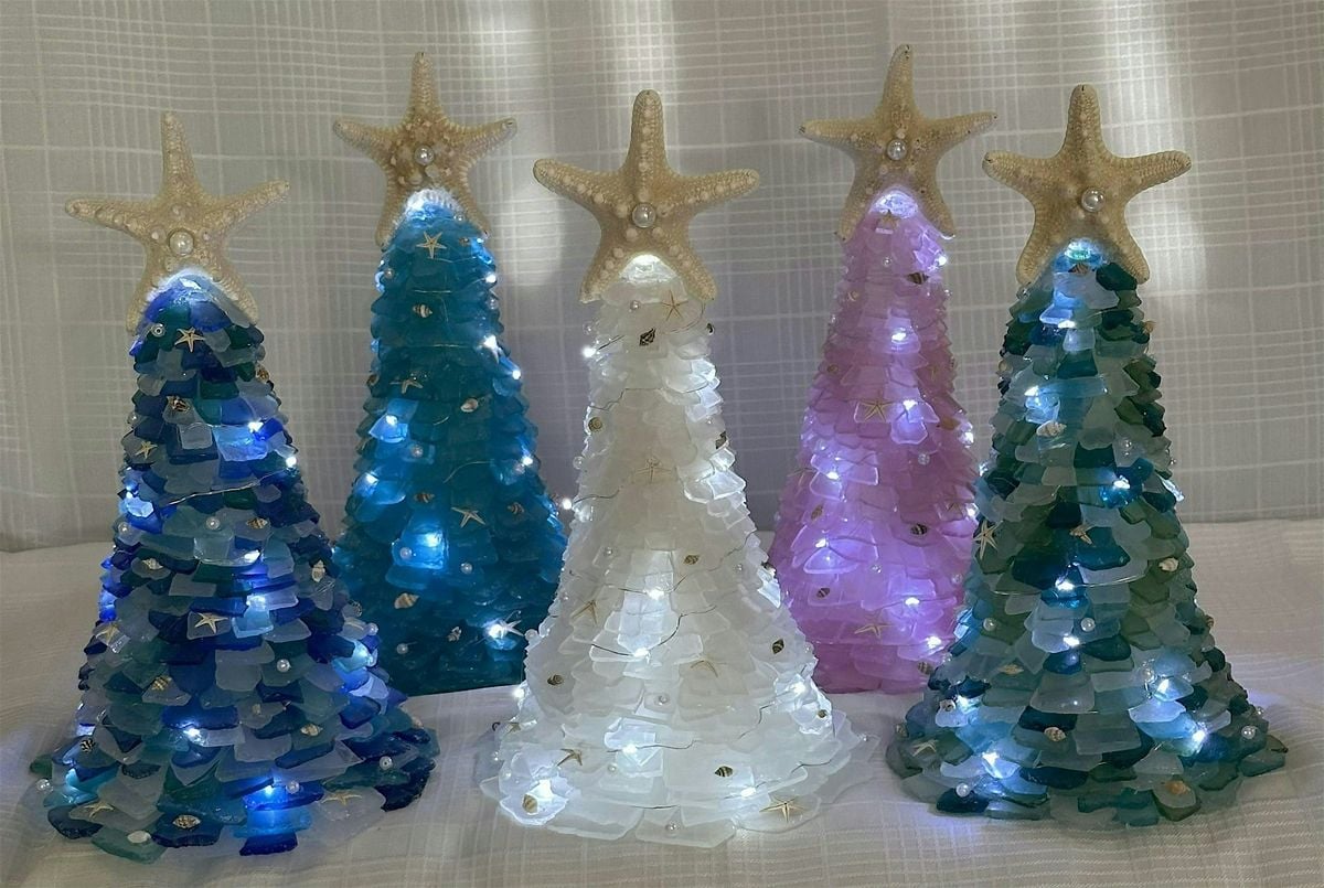 Light Up Seaglass Tree or Succulent Class - 9/7, 7 September | Event in Ormond Beach | AllEvents