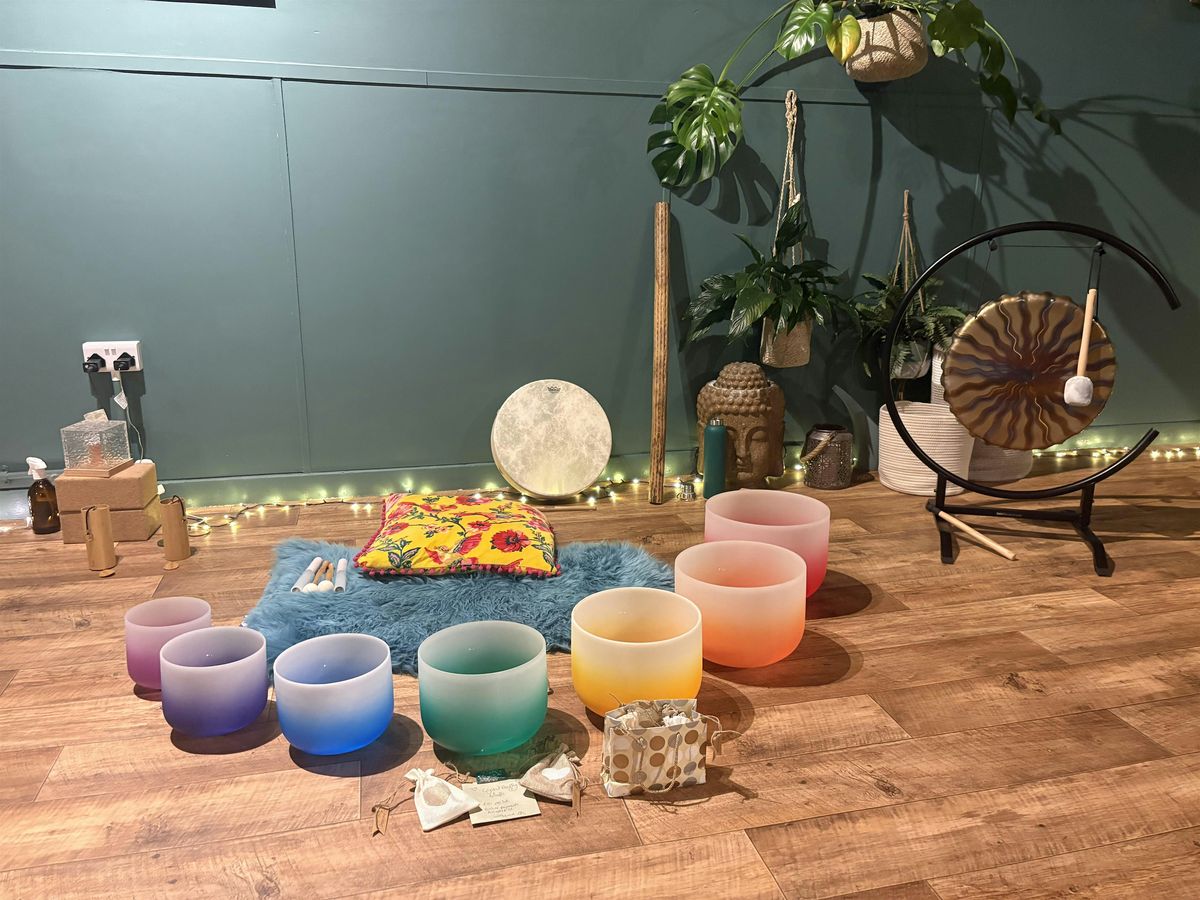 Floating Sound Bath Exhale Ripon Crystal Singing Bowls Aura Gong Reiki Drum, 16 November | Event in Ripon