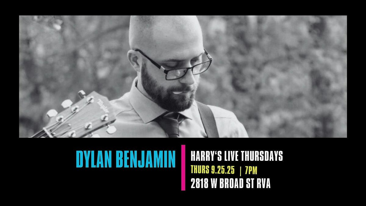 Harry's LIVE Presents Dylan Benjamin, 25 September | Event in Richmond | AllEvents