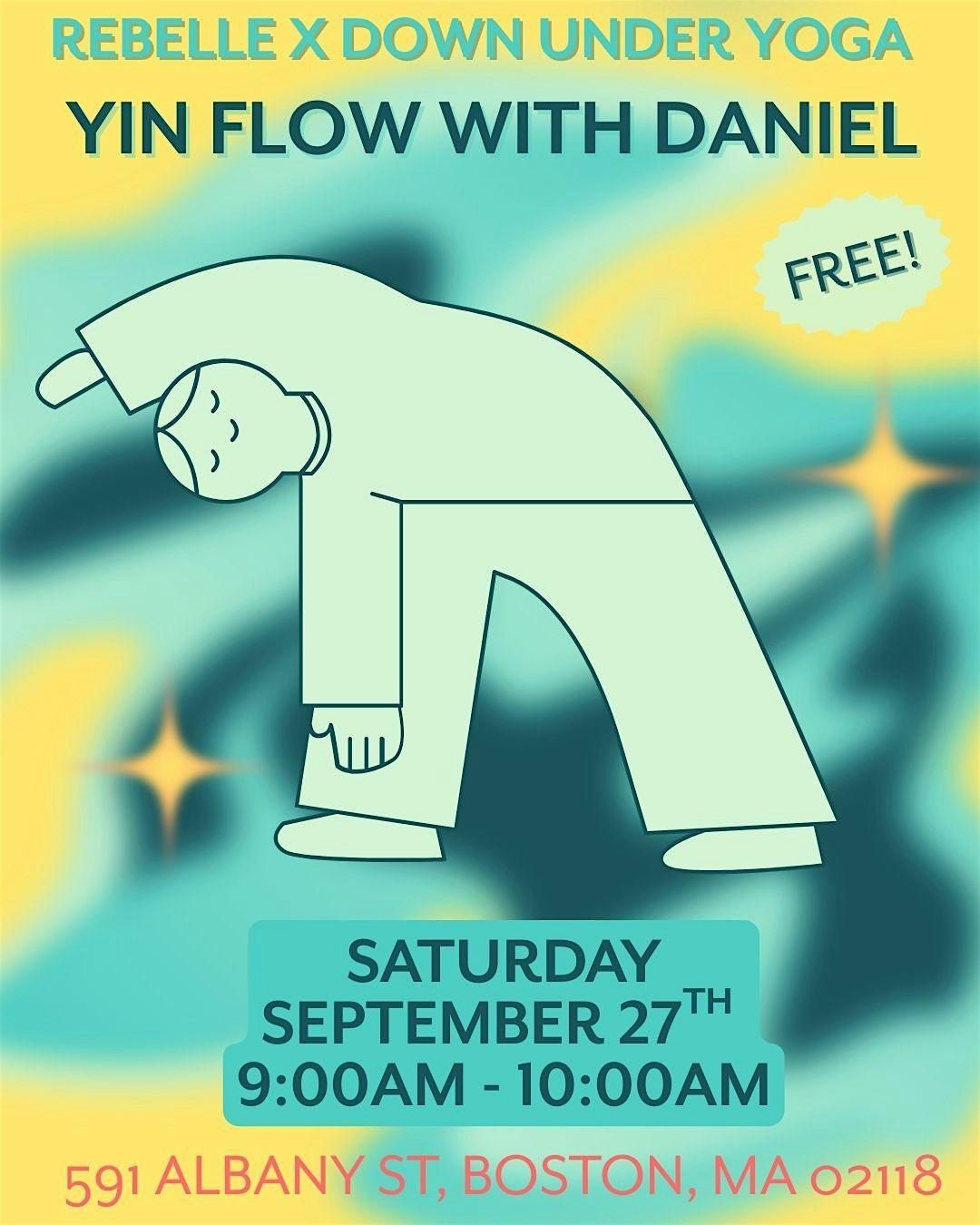 Rebelle X Down Under:  Yin Flow With Daniel, 27 September | Event in Boston | AllEvents