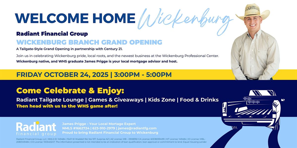 Welcome Home, Wickenburg! A Tailgate-Style Grand Opening in Partnership, 24 October | Event in Wickenburg