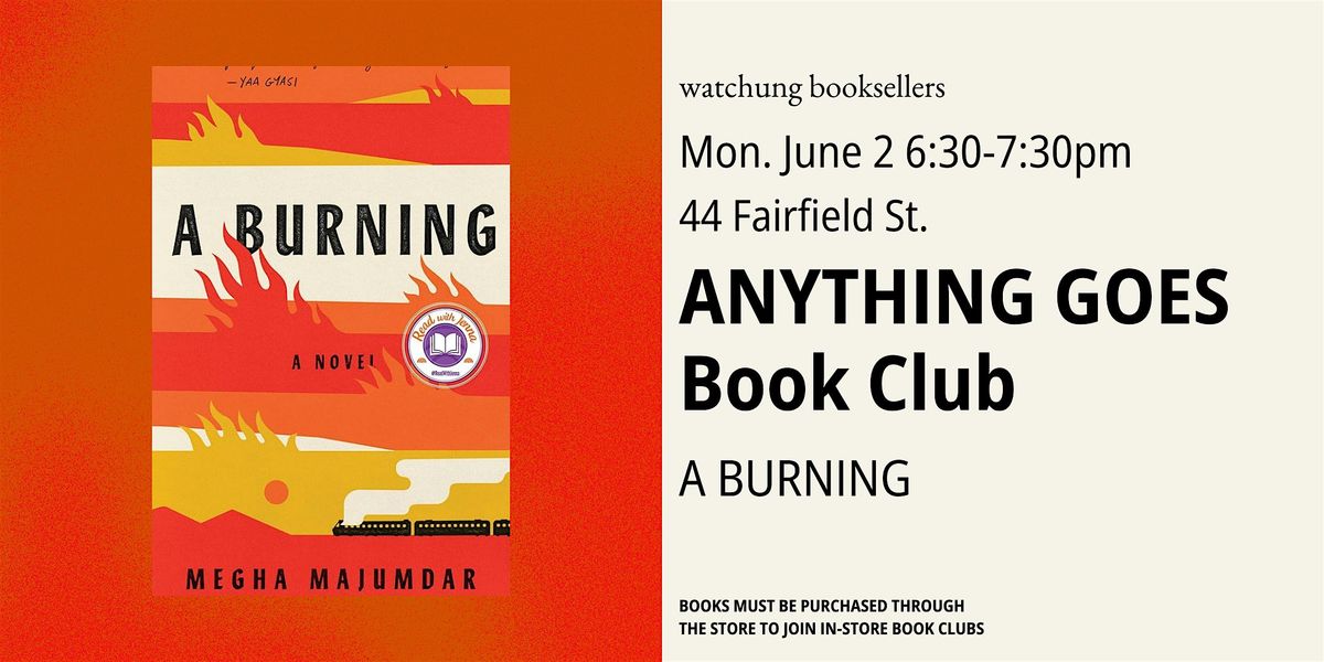 Anything Goes Book Club, 2 June | Event in Montclair | AllEvents
