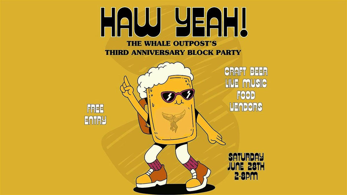 Haw, Yeah! Three Year Anniversary Block Party, 28 June | Event in Asheville | AllEvents