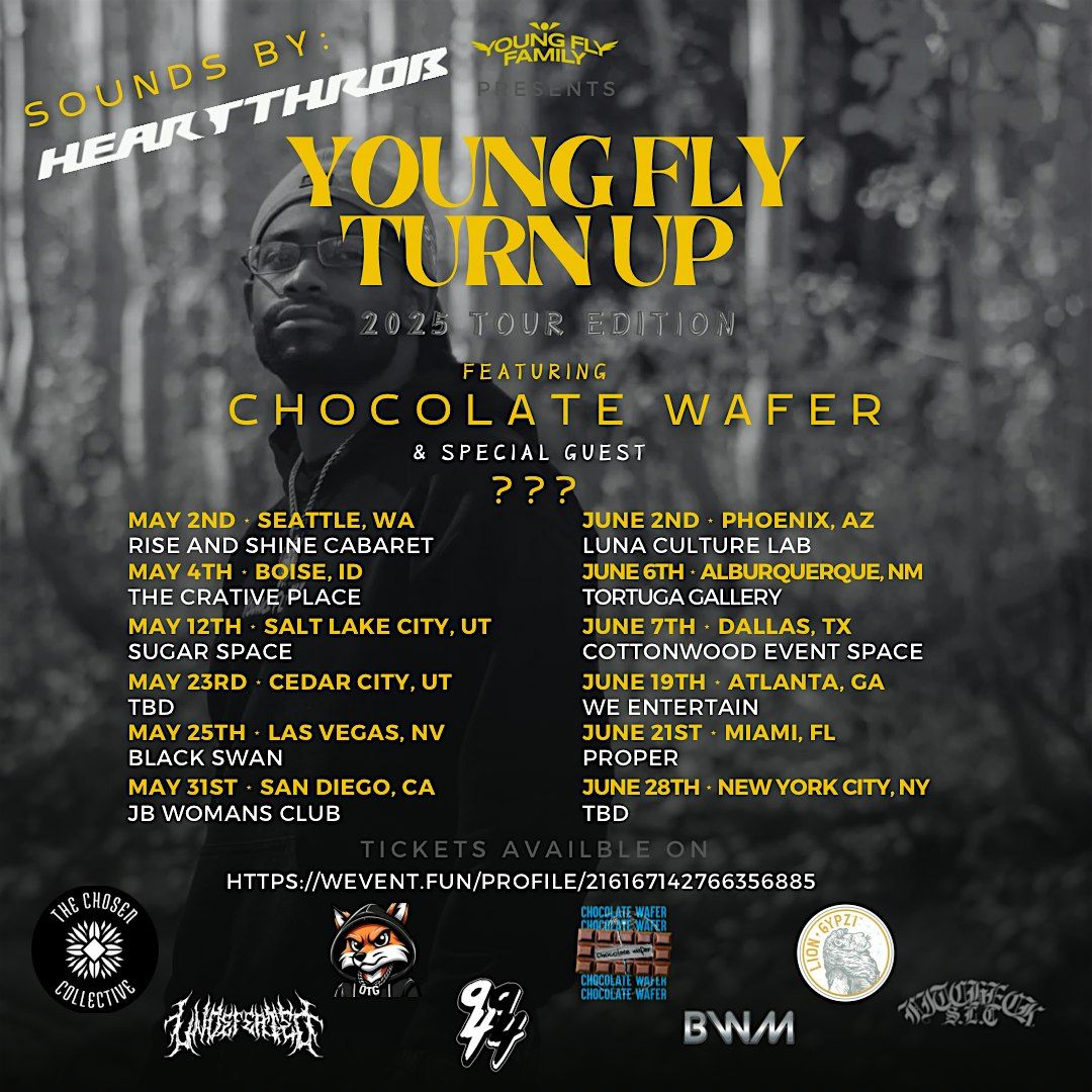 YOUNG FLY TURN UP 2025 SAN DIEGO, 31 May | Event in San Diego | AllEvents