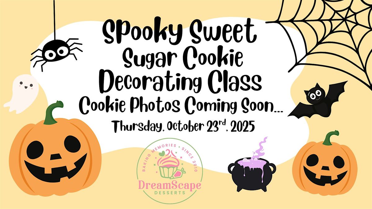 Sugar Cookie Decorating Class with DreamScape Desserts - "Spooky Sweet", 23 October | Event in Grand Rapids