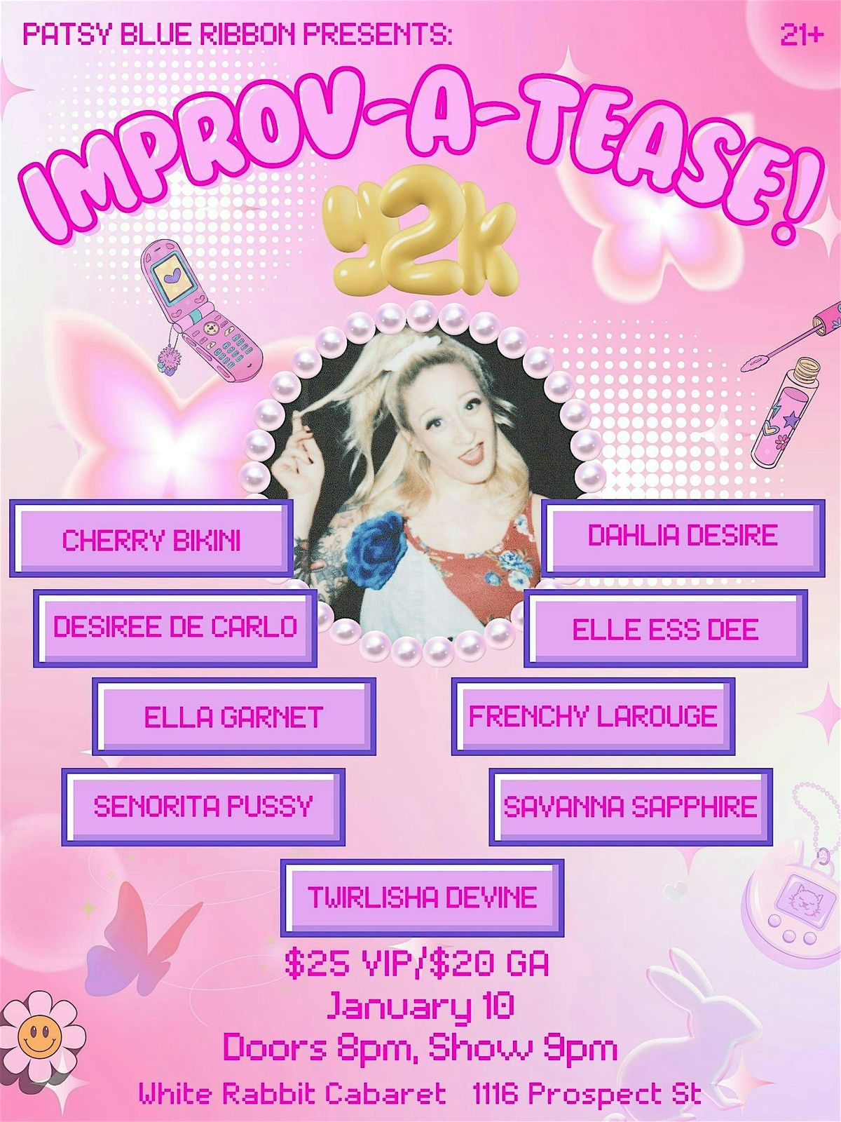 Improv-a-Tease: Y2K, 10 January | Event in Indianapolis | AllEvents