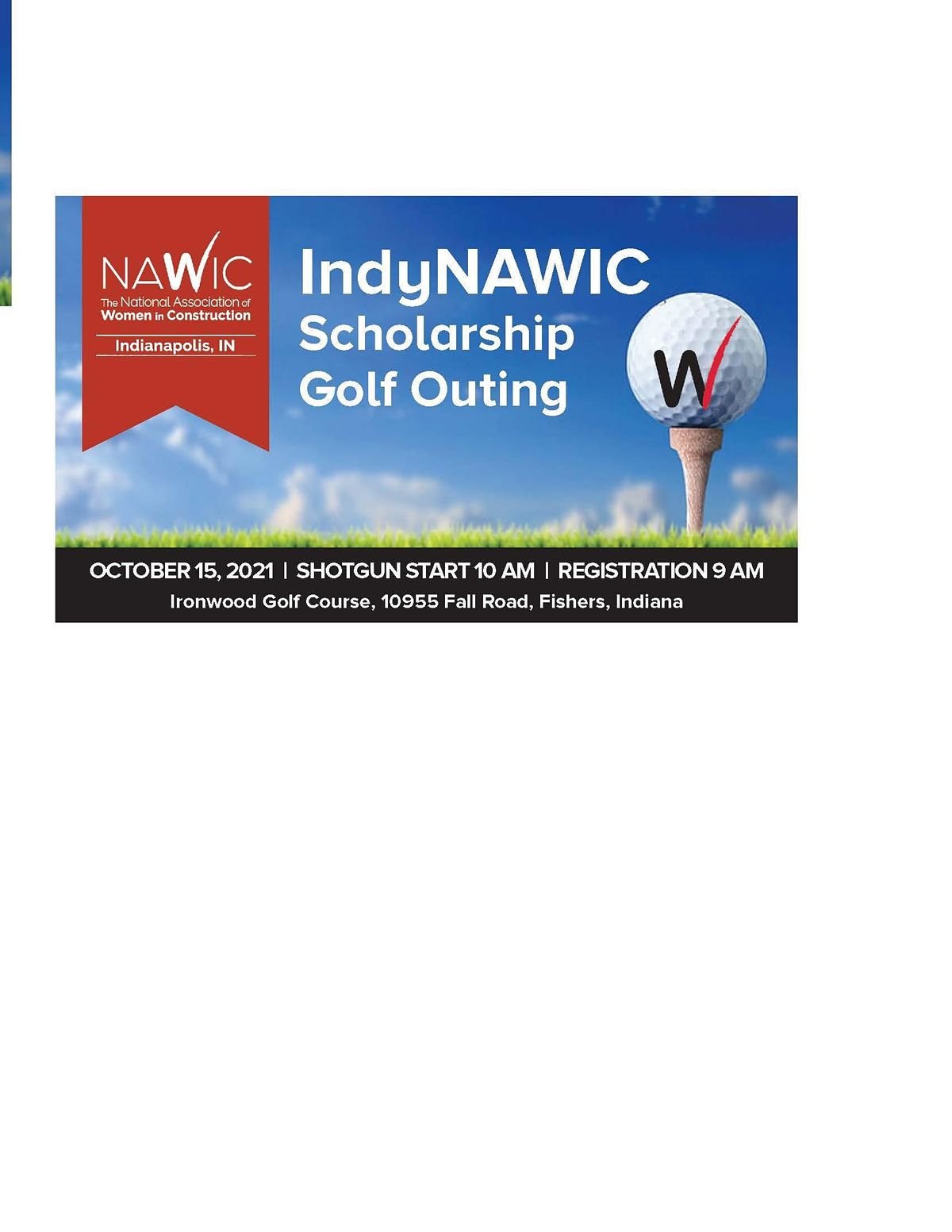 Indynawic 2021 Scholarship Golf Outing Ironwood Golf Club Fishers October 15 2021 Allevents In Farmington Woods Scholarship Golf Tournament 2022