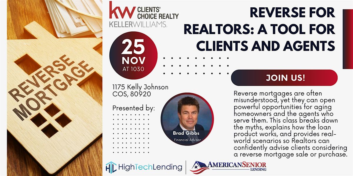 Reverse for Realtors: A tool for clients and agents | Event in Colorado Springs | AllEvents