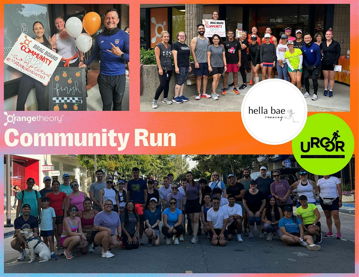 OrangeTheory x HellaBae & Unofficial SR Run Club, 23 August | Event in San Ramon | AllEvents