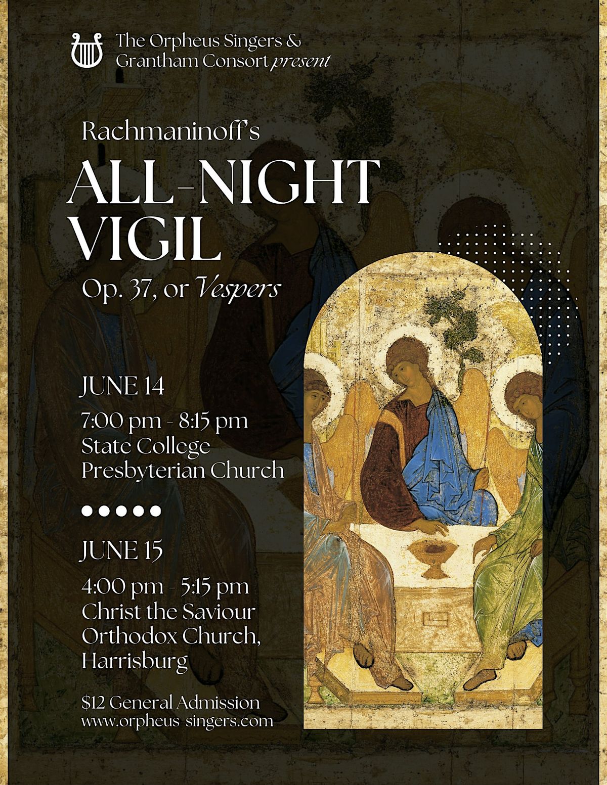 Rachmaninoff's All-Night Vigil, 15 June | Event in Harrisburg | AllEvents