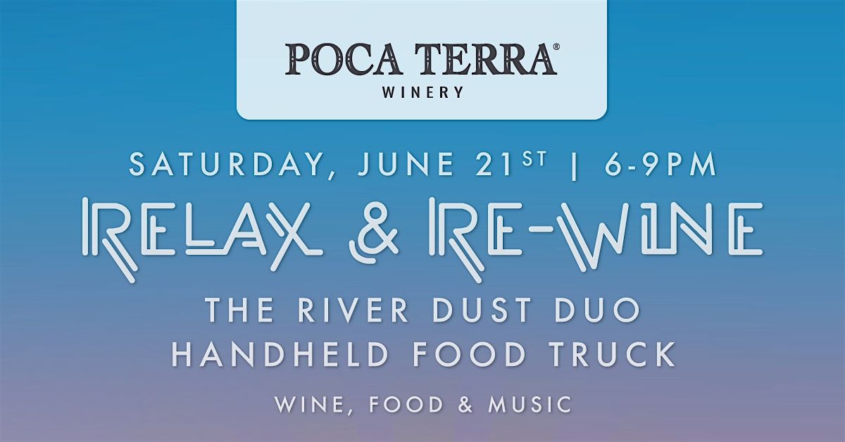 Relax & Re-Wine with River Dust Duo, 21 June | Event in Benton | AllEvents