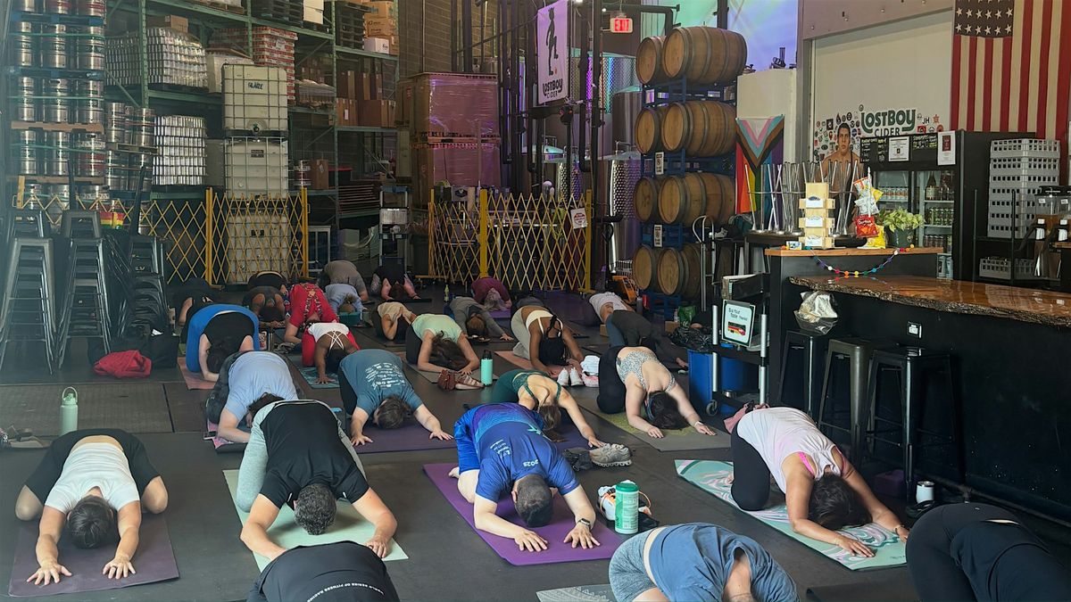 Labor Day Yoga at Lost Boy Cider, 1 September | Event in Alexandria | AllEvents