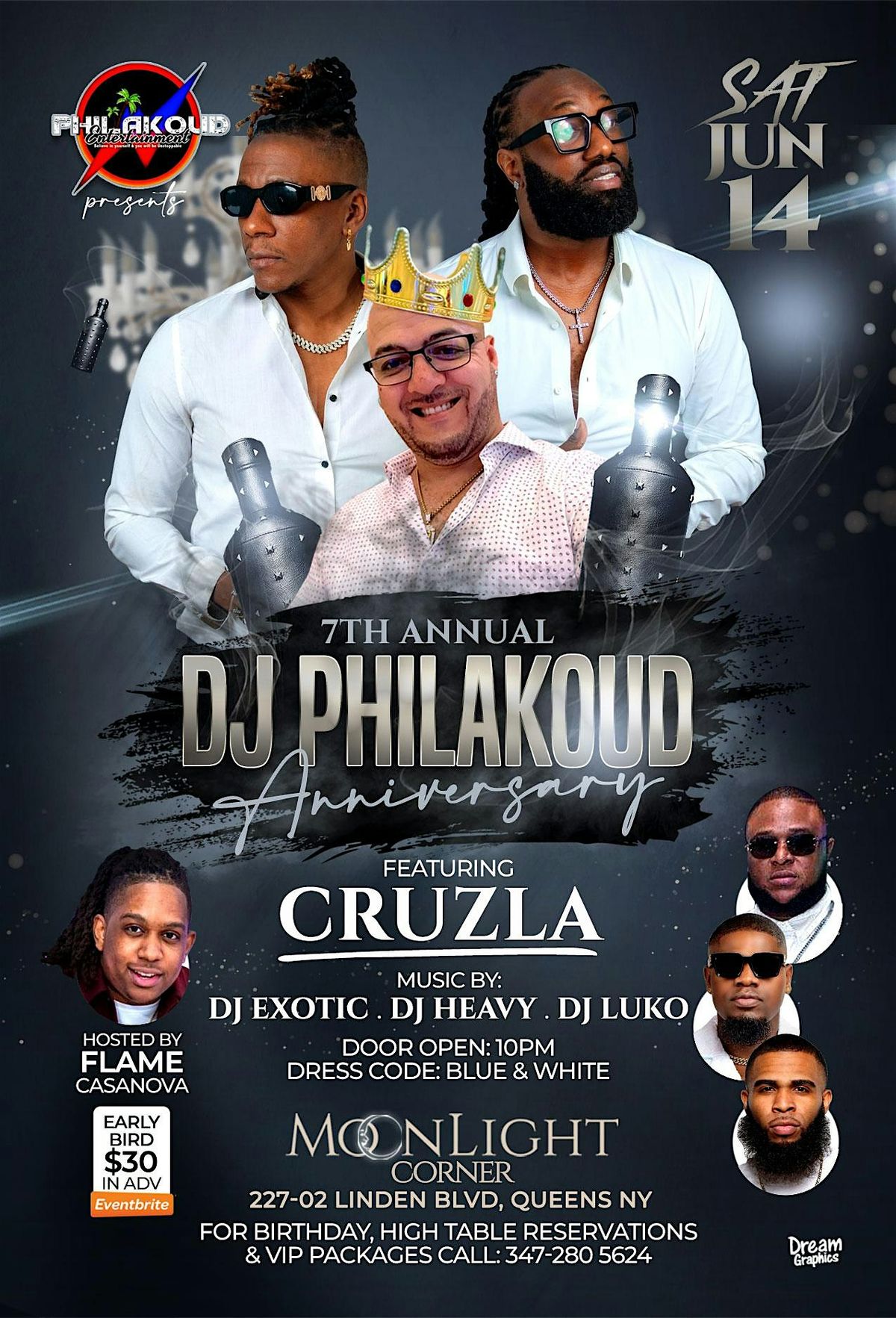 Dj Philakoud 7th Annual Anniversary, 14 June | Event in Queens | AllEvents