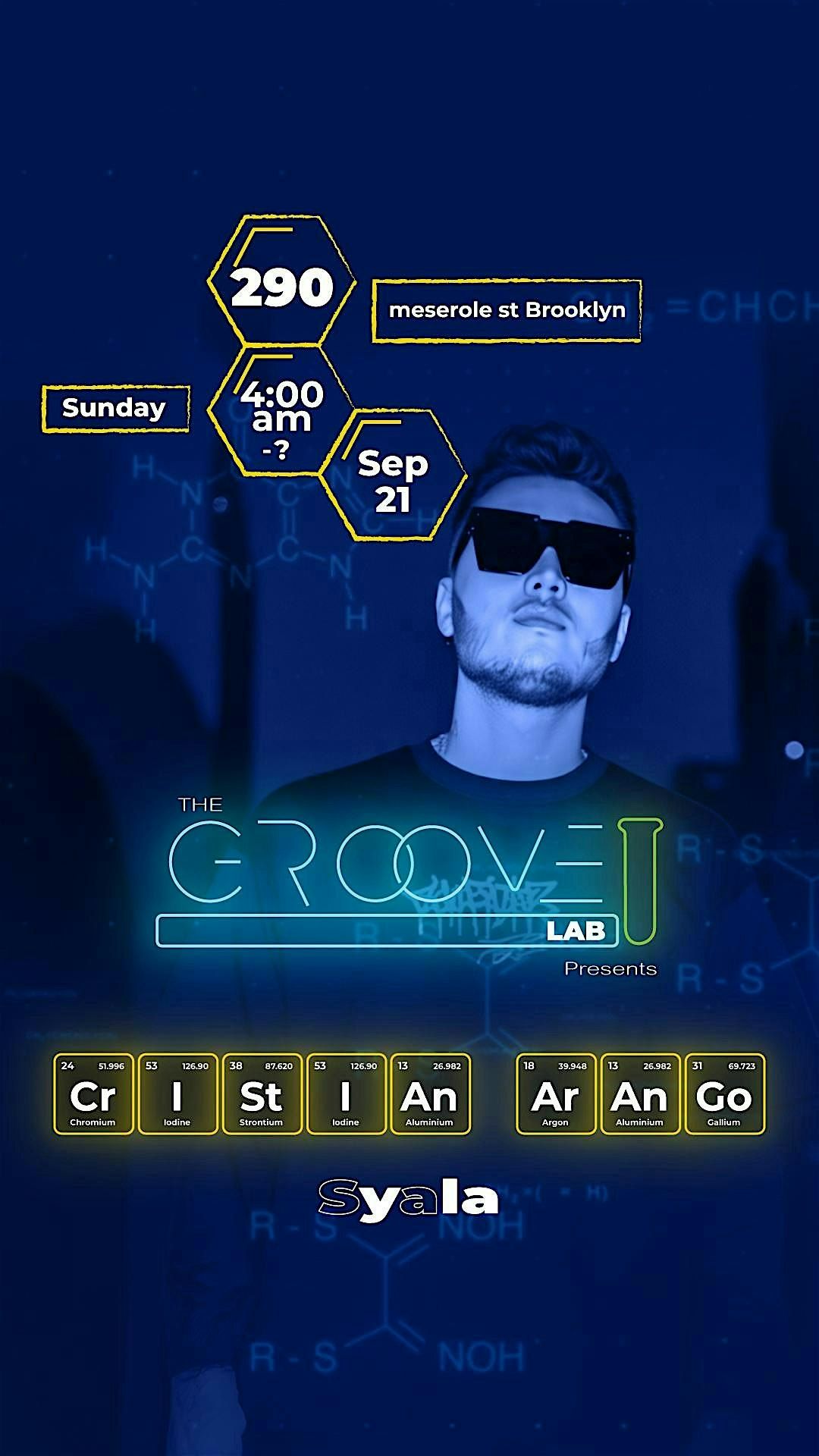 The Groove Lab Sunday  Morning | Cristian Arango  | Syala | Event in Brooklyn | AllEvents