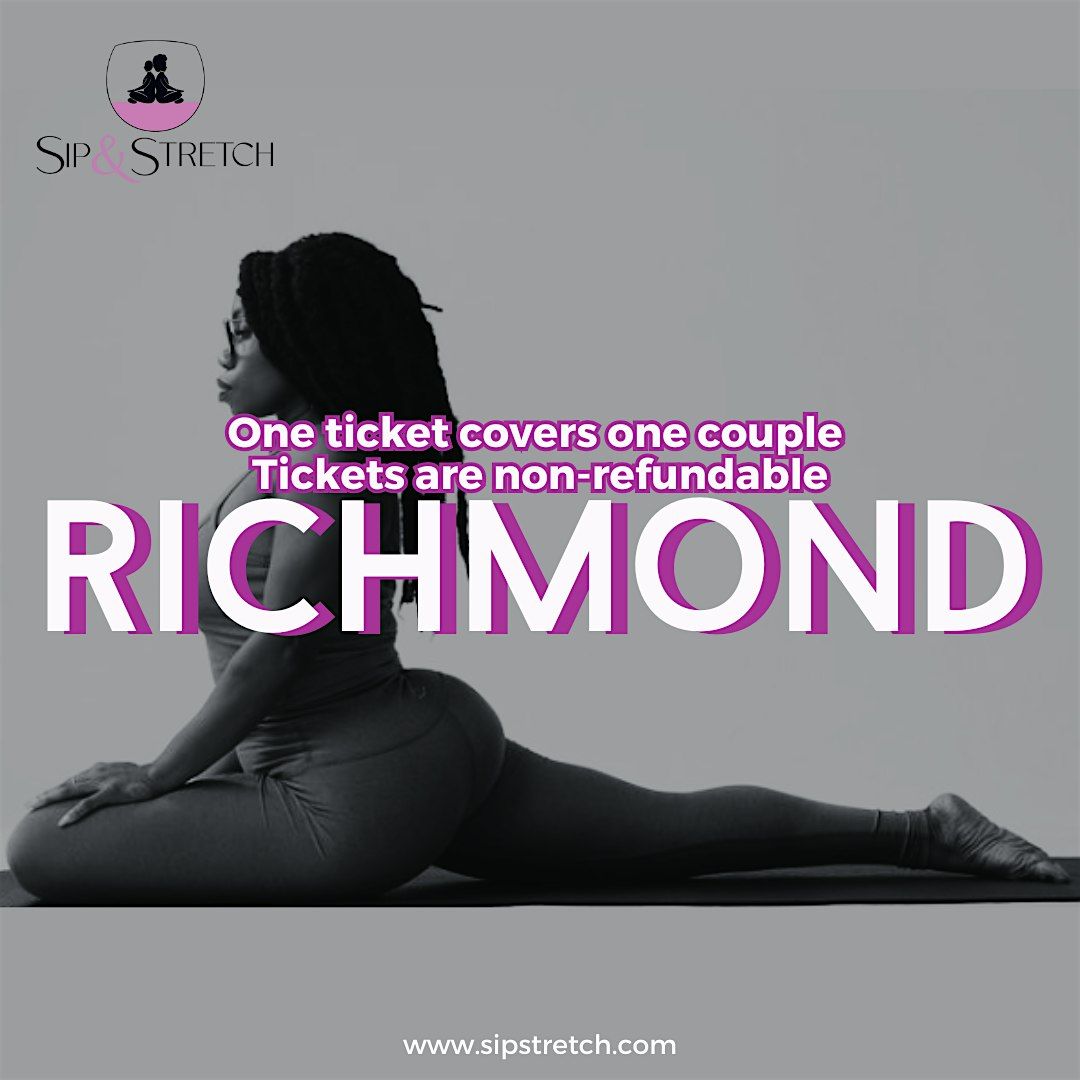 OCT 3 – 730PM | RICHMOND | Sip & Stretch Couples Yoga Date Night, 3 October | Event in Richmond | AllEvents