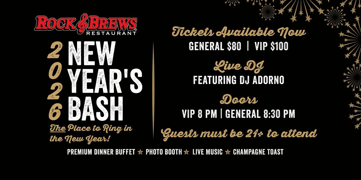 Rock  & Brews Orlando New Year's Bash, 31 December | Event in Orlando | AllEvents
