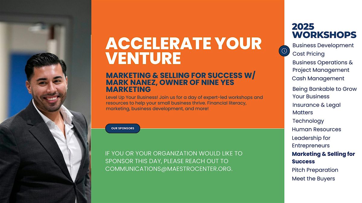 Marketing & Selling for Success w/ Mark Nanez, Owner of Nine Yes Marketing, 13 August | Event in San Antonio