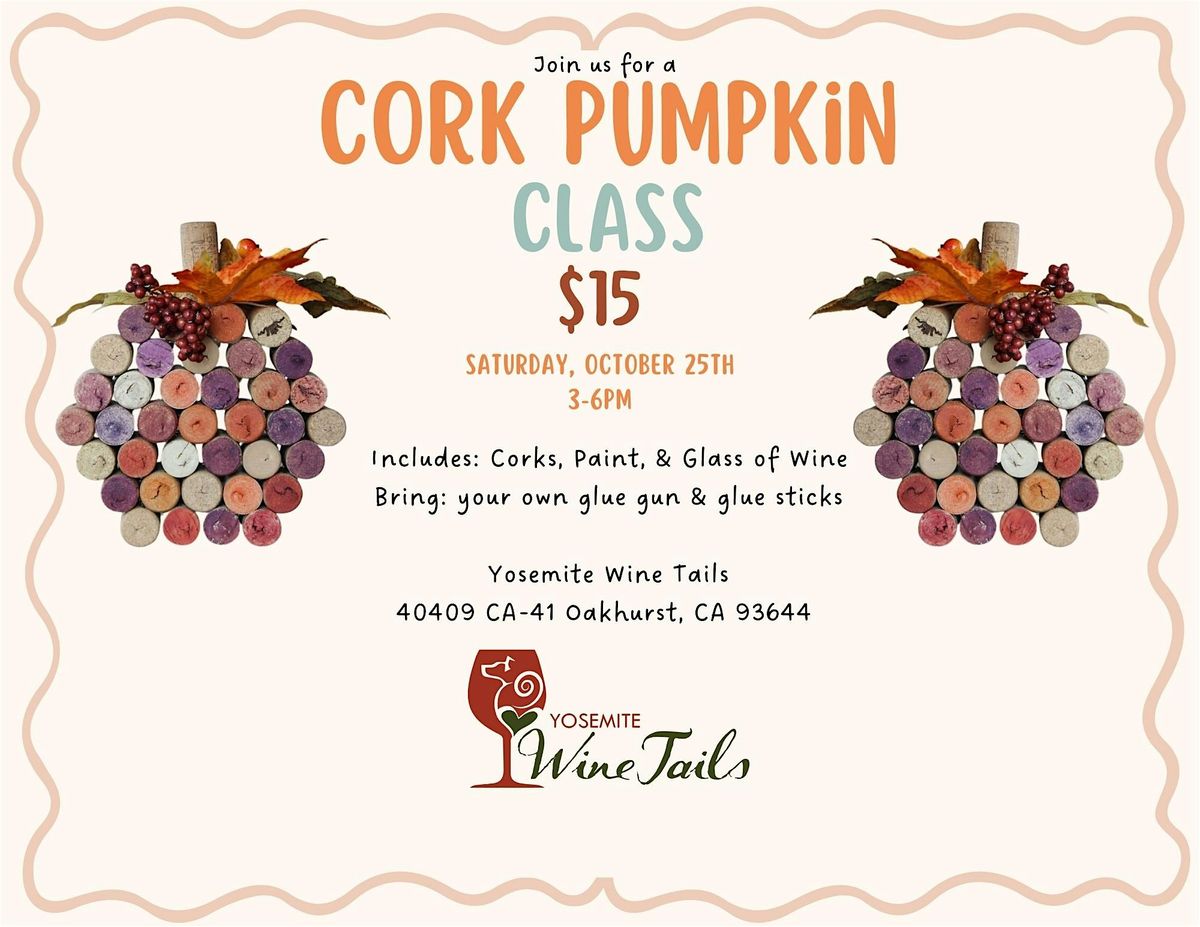 Cork Pumpkin Class, 25 October | Event in Oakhurst | AllEvents