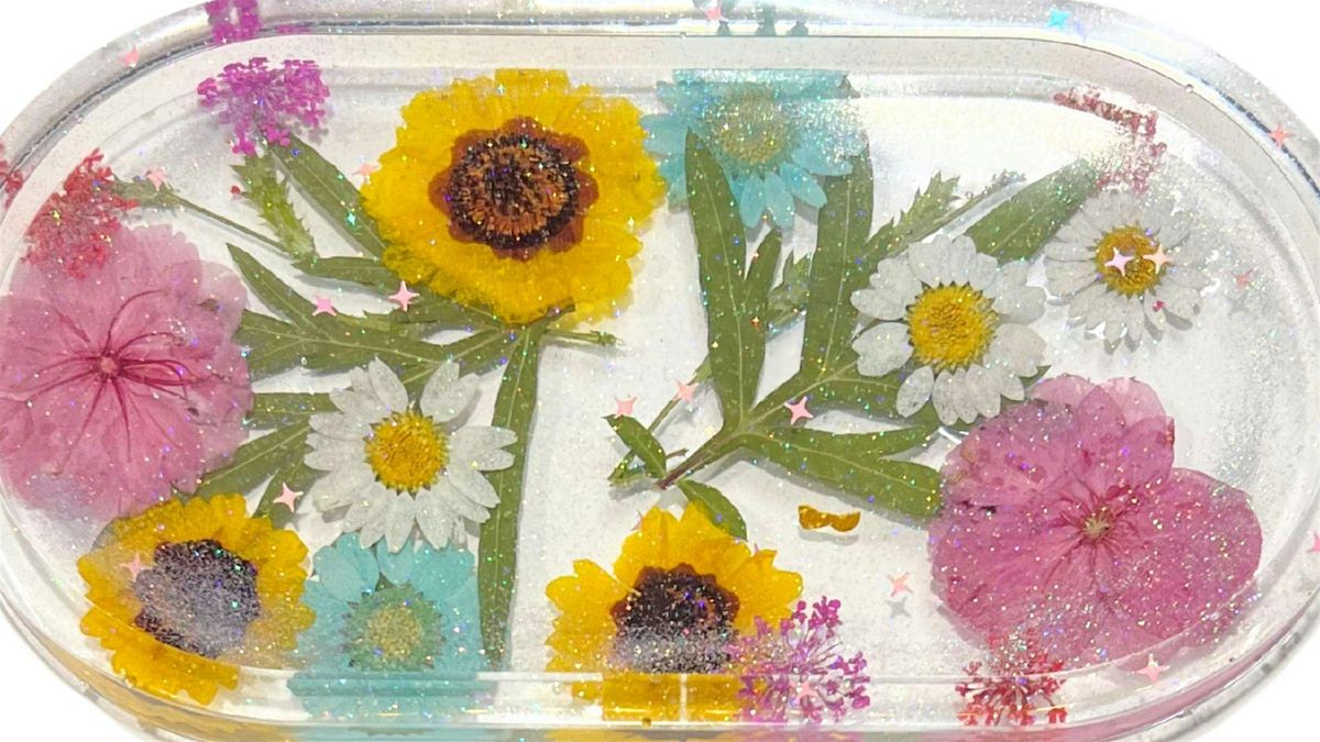 Resin Tray with Flowers Art Class | Grace Noel Art | Event in Denver | AllEvents