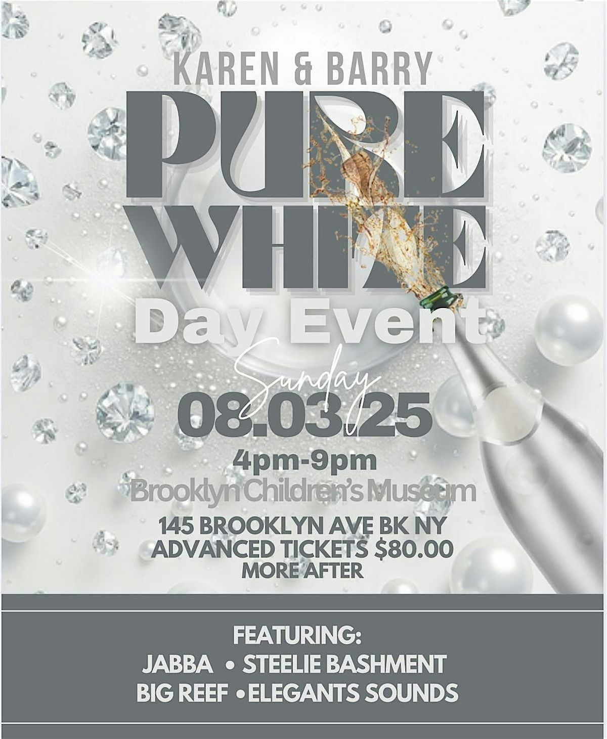 Karen and Barry Pure White, 3 August | Event in Brooklyn | AllEvents