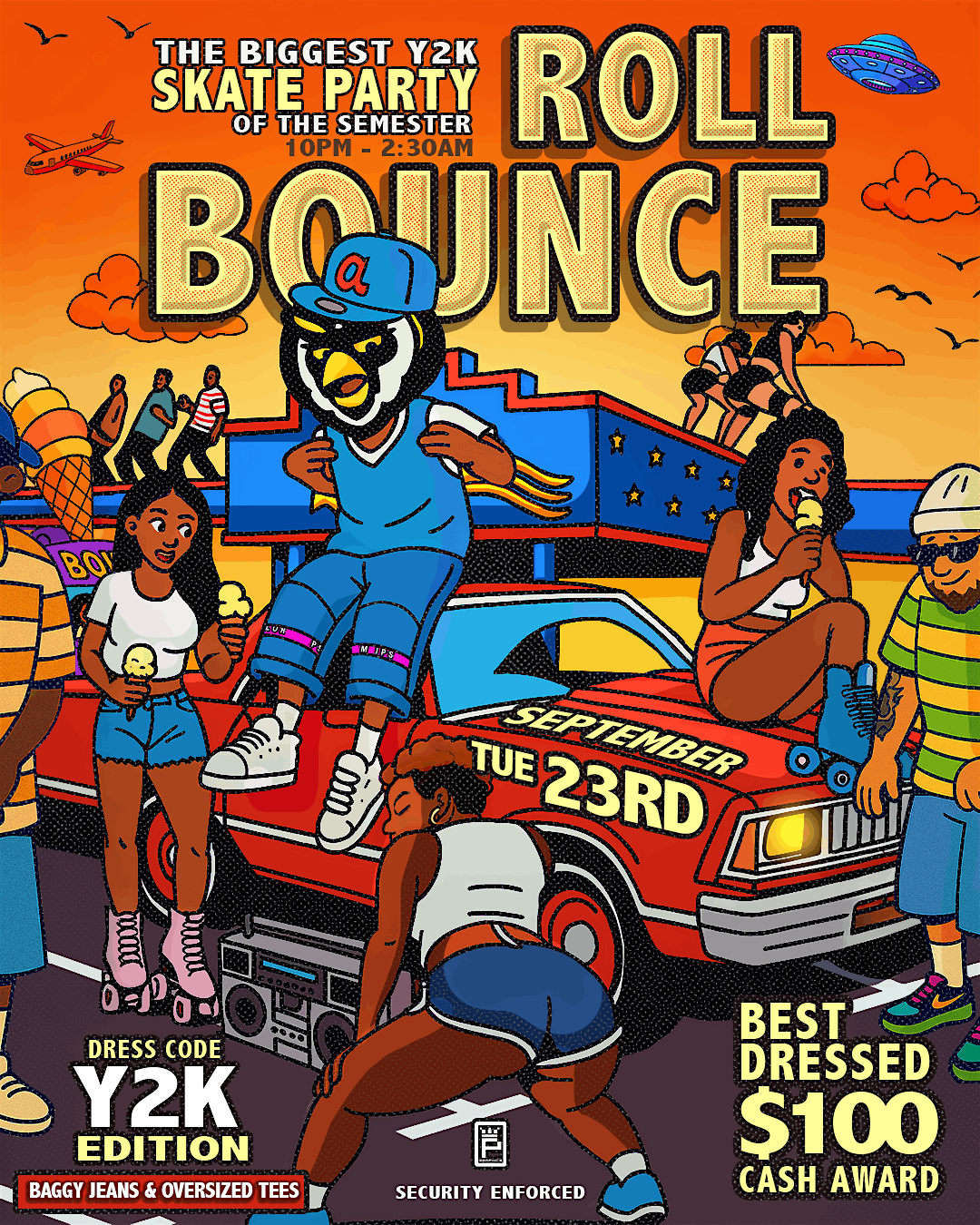 ROLL BOUNCE SKATE PARTY Y2K, 23 September | Event in Kennesaw | AllEvents