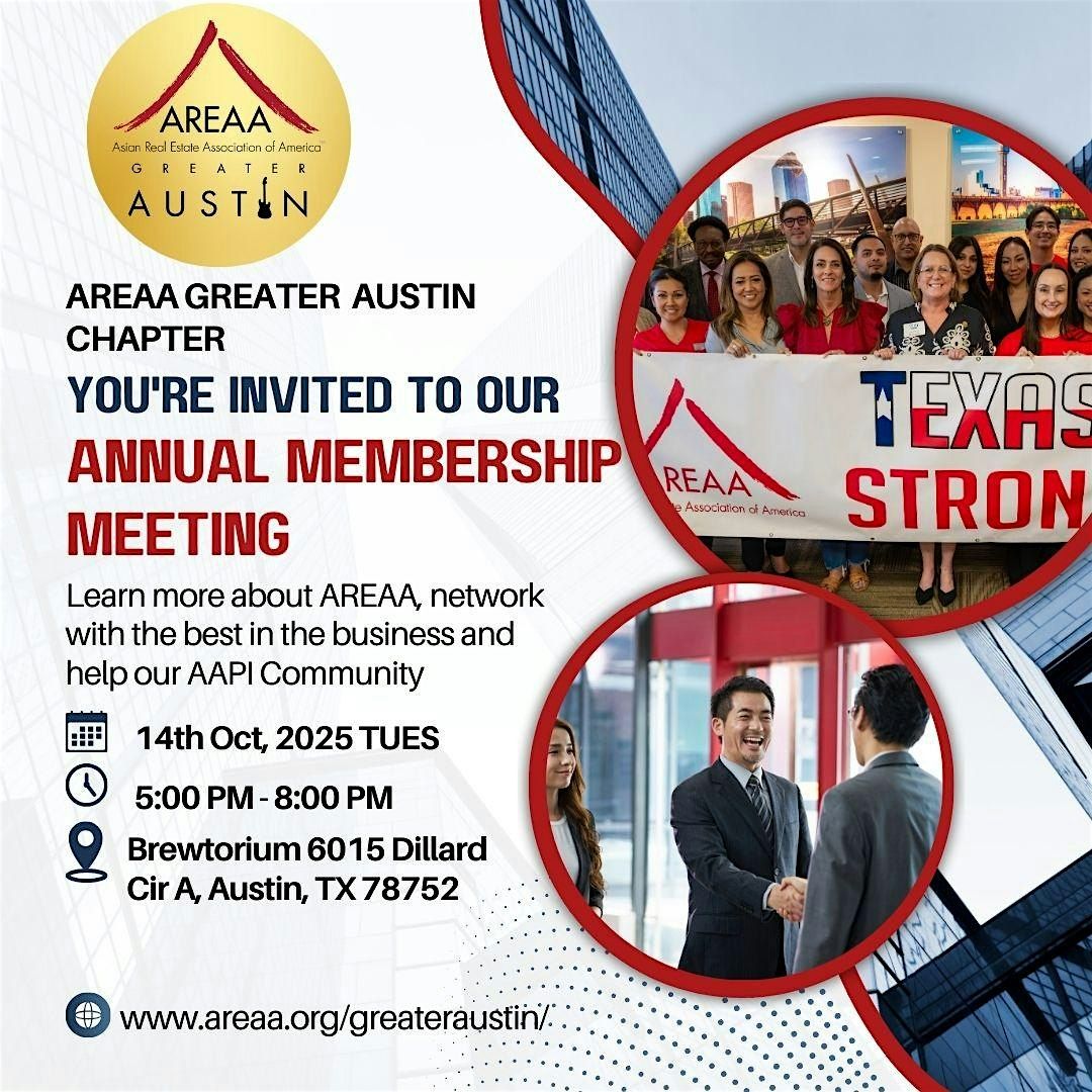 Meet Up - Learn more about AREAA Greater Austin, 14 October | Event in Austin | AllEvents