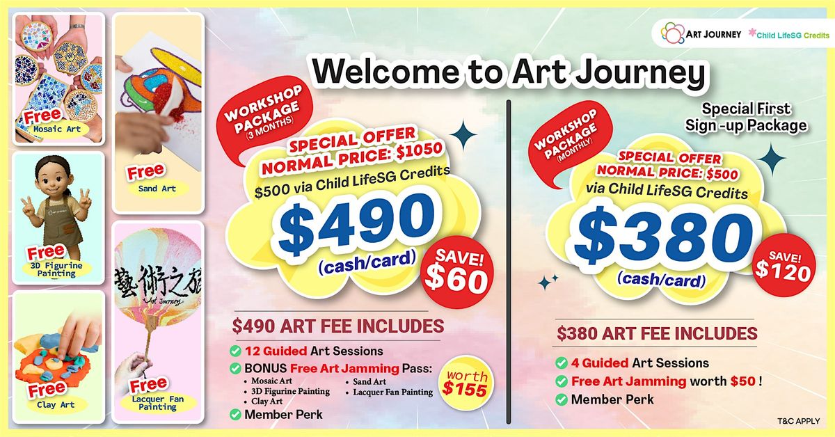 Unleash Your Child’s Inner Artist- Use Your LifeSG Credits, 2 September | Event in Jurong | AllEvents