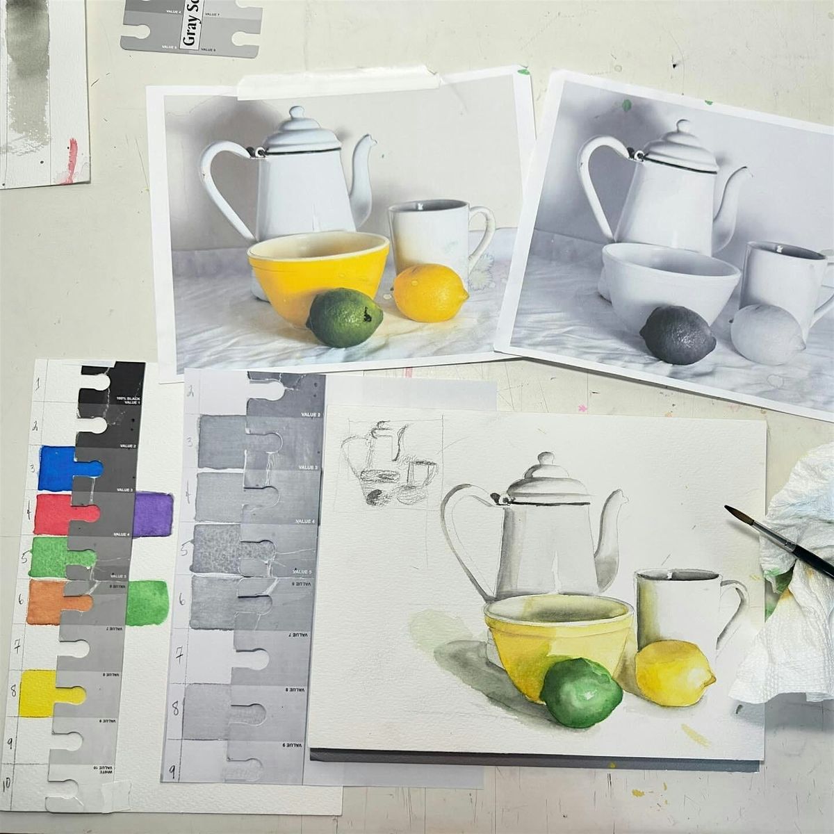 Intermediate Watercolor - 4 weeks, 25 November | Event in Wilmington | AllEvents