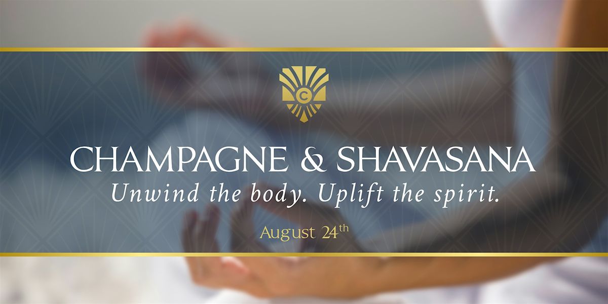 CHAMPAGNE & SHAVASANA: Unwind the Body, Uplift the Spirit., 24 August | Event in Carmel | AllEvents