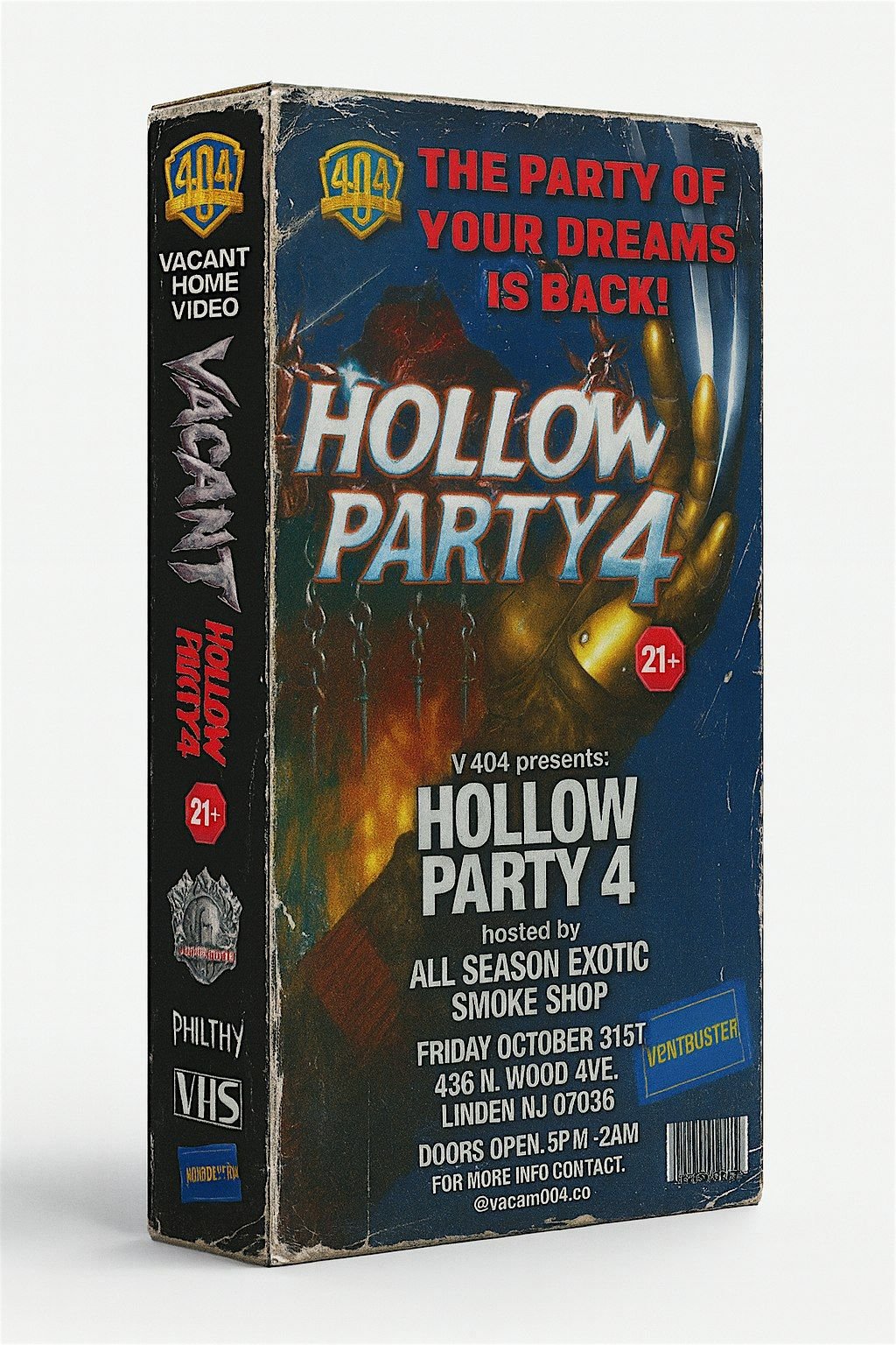 V.404 Presents:Hollow Party 4, 31 October | Event in Linden | AllEvents