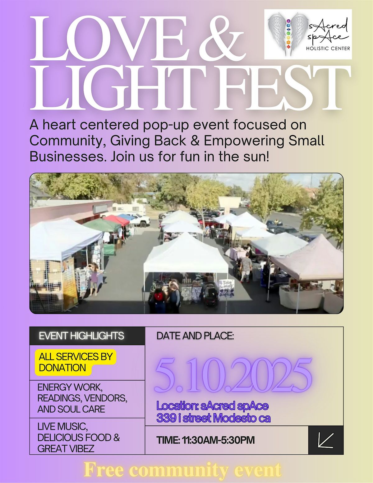 Love & Light Fest | Event in Modesto | AllEvents