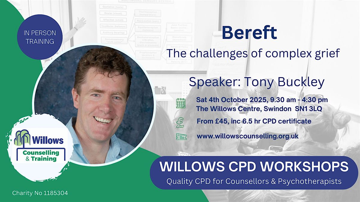 Bereft, 4 October | Event in Swindon | AllEvents