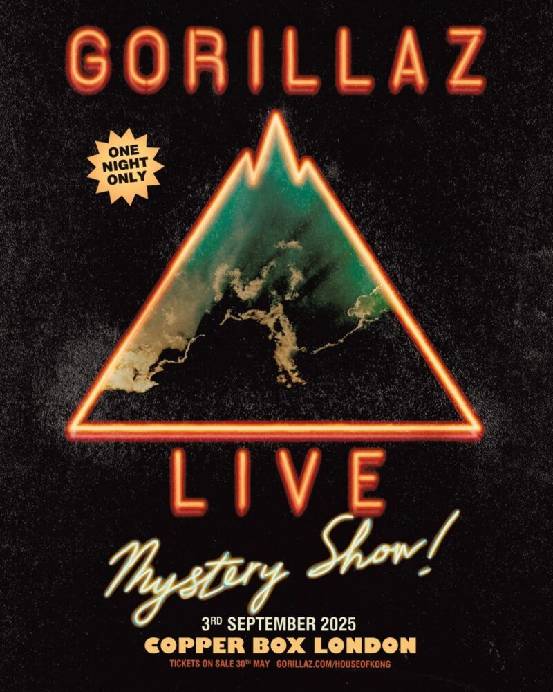 Gorillaz - Mystery Show Live at Copper Box Arena, 3 September | Event in London | AllEvents