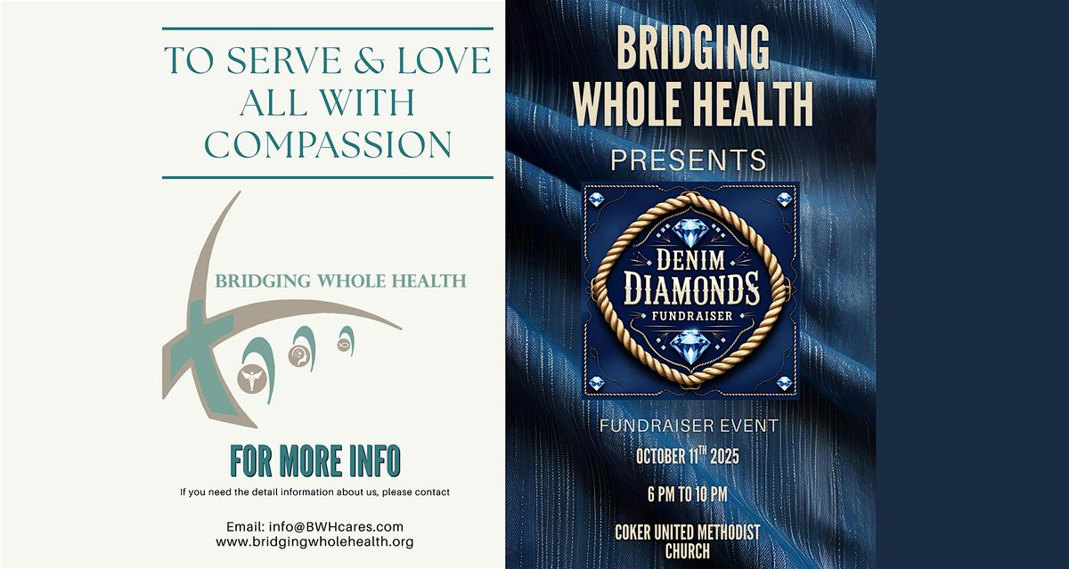 Bridging Whole Health Denim and Diamonds !! Singles come share a table!, 11 October | Event in San Antonio