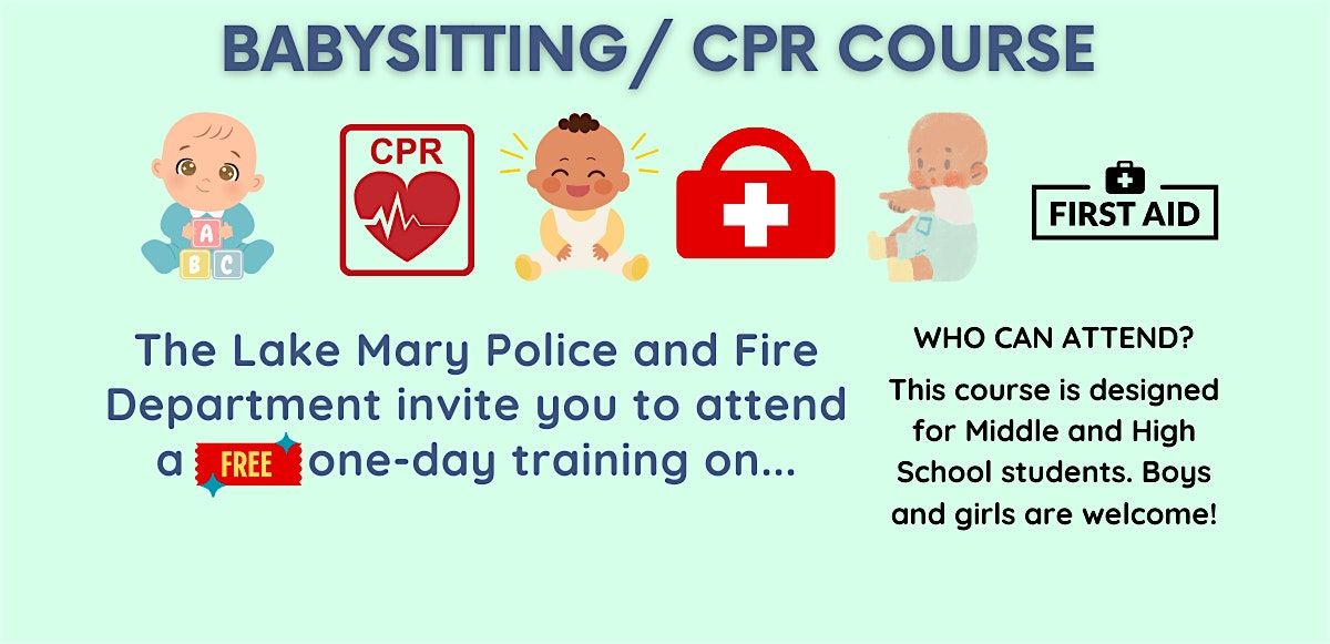 Babysitting/ CPR Course, 17 June | Event in Lake Mary | AllEvents