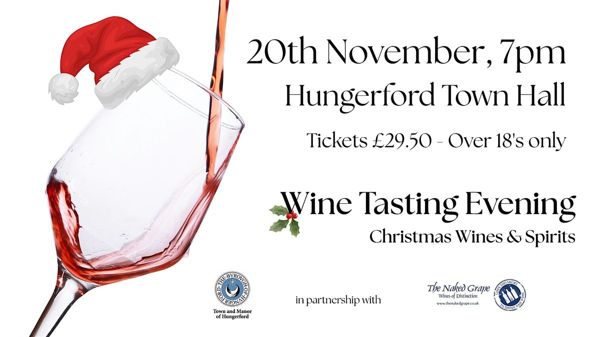 Wine Tasting Evening - Christmas Special, 20 November | Event in Hungerford | AllEvents