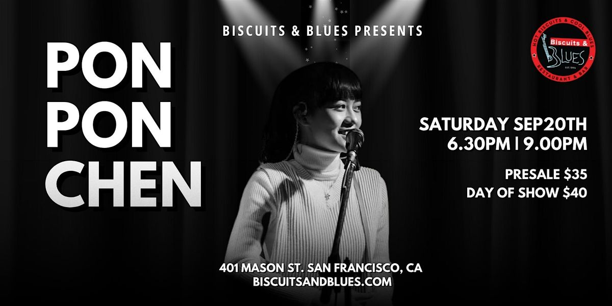 Pon Pon Chen Live in SF, 20 September | Event in San Francisco | AllEvents