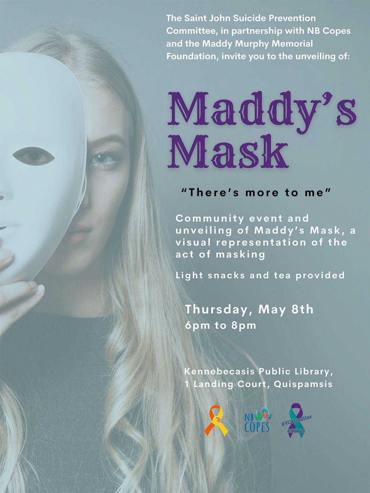 Maddy's Mask | Event in Quispamsis | AllEvents
