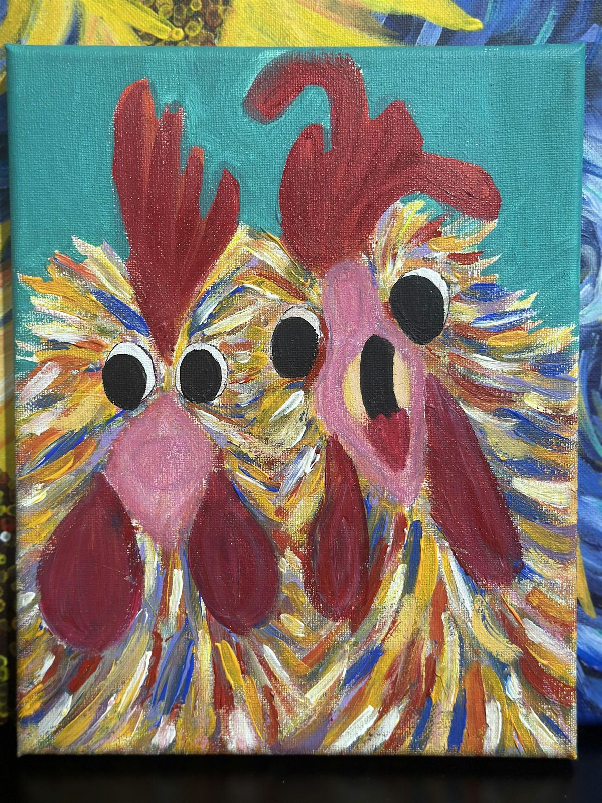 Paint and sip crazy chickens, 31 October | Event in Denmark | AllEvents