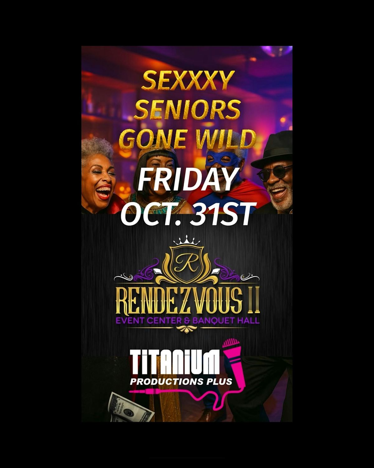 Titanium Productions - Seniors Gone Wild Costume Party, 31 October | Event in Jonesboro | AllEvents