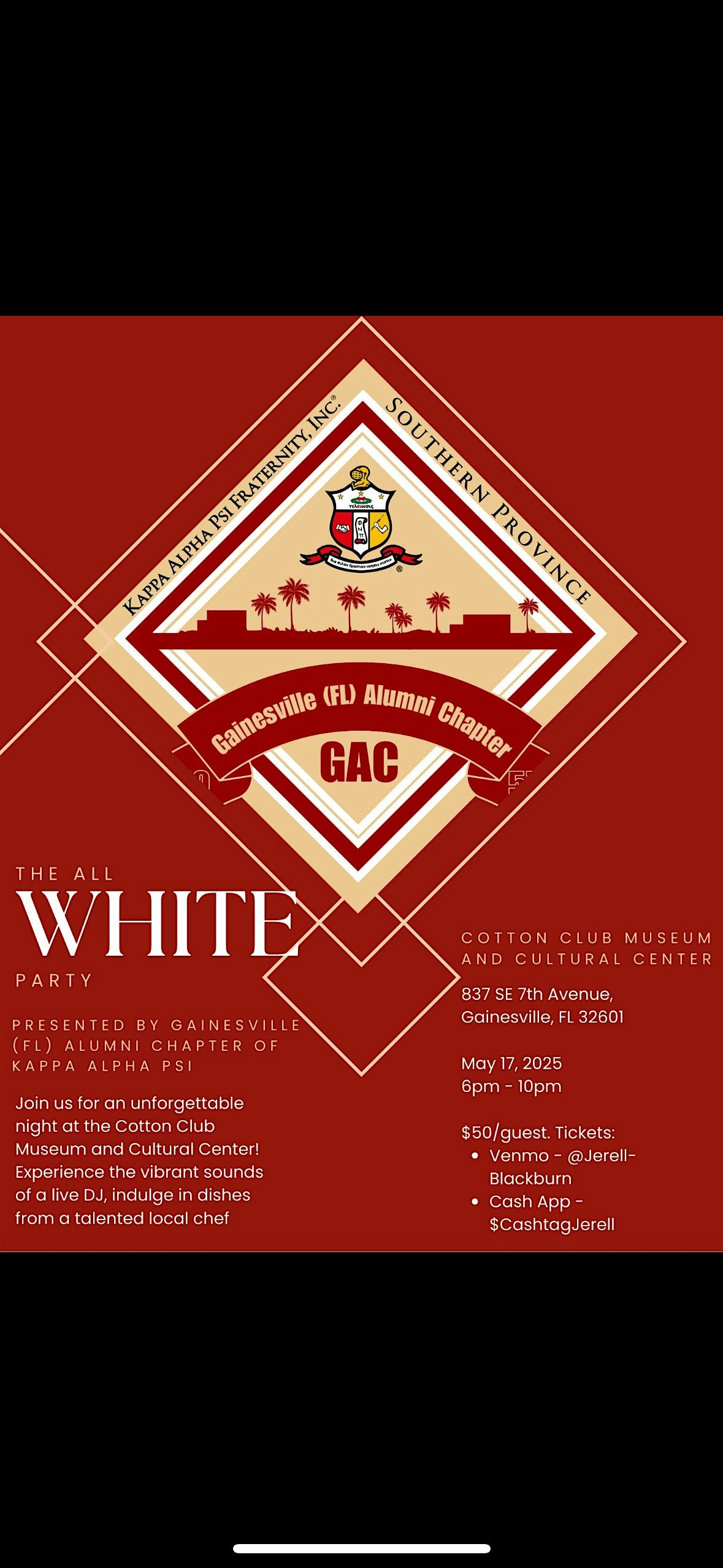 The All White Party, 17 May | Event in Gainesville | AllEvents