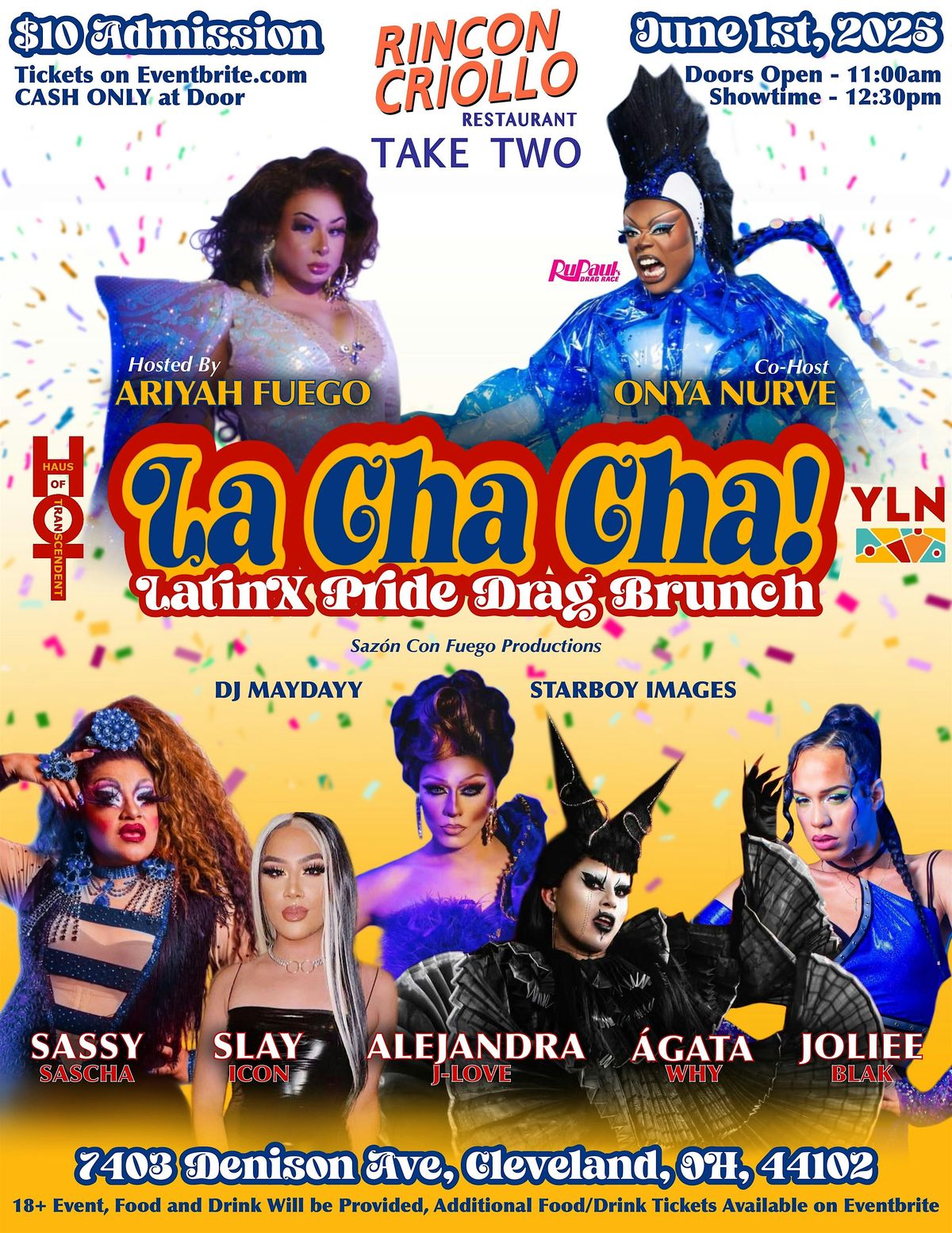 Sazón Con Fuego: La Cha-Cha Latinx Drag Brunch, 1 June | Event in Cleveland | AllEvents