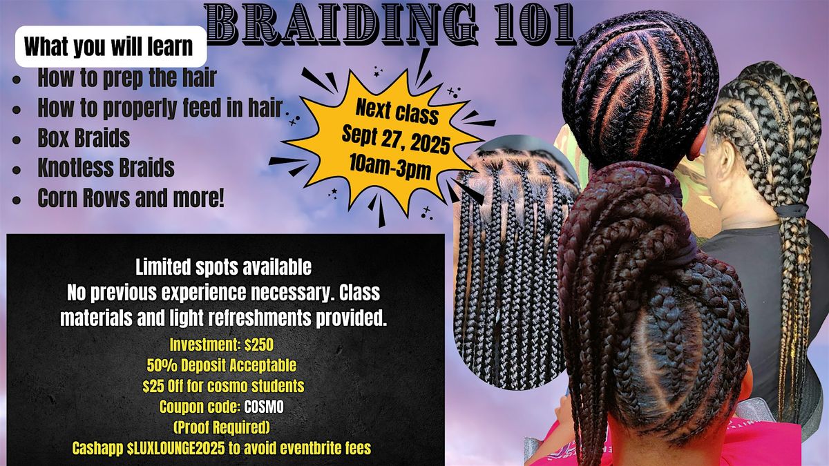 Braiding 101, 27 September | Event in Denton | AllEvents